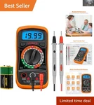 Professional Digital Multimeter With Backlight Lcd, Measures Voltage & Current. Fixed Price $16.99.