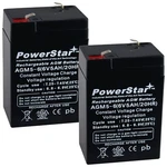 2 Pack: Powerstar 6V 5AH Battery For Wheels Harley Rocker - P5065. Fixed Price $34.88.