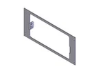 Havis C-EB40-CCS-1P 1-PIECE Equip Bracket, 4" Mounting Space, Whelen Cencom +. Fixed Price $35.15.