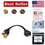 OBD2 Diagnostic Cable For Harley 4PIN 6PIN 1 Motorcycle Black. Fixed Price $20.96.