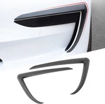 Front Fog Lamp Trim Eyebrow Spoiler For Tesla Model 2017-2023 Matte Abs Carbon. Fixed Price $58.55.
