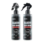 Weica Black Car Coating Spray Wax Ceramic Shine For 255ML (2-PACK). Fixed Price $31.60.