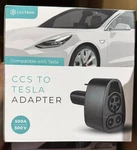 Lectron CCS1 To Nacs Adapter For Tesla Model S, 3, X, Y 500A 500V. Fixed Price $65.00.