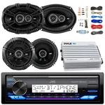 Jvc KD-X38MBS Receiver, 2X 6X9" 360W Speakers, 6.5" 240W Amplifier. Fixed Price $411.49.