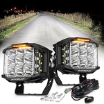 Auxbeam 5 Inch 168W Led Pod Driving Work Lights W/ Side Drl Off-road Pair. Fixed Price $151.19.
