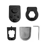Rear View Mirror Four Metal Bracket Adapters With Universal Mounting Button Base. Fixed Price $22.99.