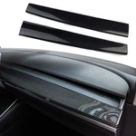 2PCS/SET Carbon Fiber Look Central Control Dashboard Panel Trim For Tesla Mod.... Fixed Price $81.65.