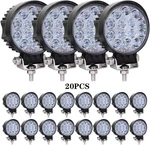 Led Work Lights For Truck, Pods, 4.5INCH Spot 20PCS-42W. Fixed Price $129.71.