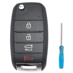 Horande Folding Flip Replacement Key Fob Cover Fit For Kia Optima Sorento 1. Fixed Price $26.50.