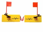Krazywolf Planer Board (P007),INCLUDES Spring Flag System,left&right L10"XW3..... Fixed Price $73.98.