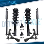 8PC Front Struts Rear Shocks Lower Control Arms For 2006-2010 Civic Sedan Csx. Fixed Price $321.57.