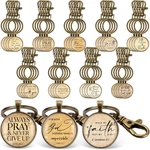 Fumete Christian Keychain Bulk Bible Verse Religious Scripture Quote. Fixed Price $34.70.