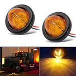 Nbwdy 2PCS 2IN Amber Beehive Cone Light Round Side Marker Rear Tracking.... Fixed Price $20.38.