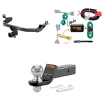 Curt Trailer Hitch Tow Package Receiver, Wiring Harness, 45041 Ball Mount 13172. Fixed Price $386.99.