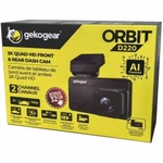 Adesso Orbit D220 Gekogear 3" Lcd 2560X1440 2K Q-hd Ai Front Back Dash Cam 32GB. Fixed Price $200.88.