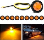 Nilight TL-03 10 Pcs 3/4 Round Clearance Led Front Rear Side Indicator Bullet M. Fixed Price $19.99.