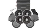 New Kenwood P-HD4UT For Select Touring 2014+ Harley Bikes 6.5" (2 Pairs), Amps. Fixed Price $1274.00.