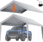 Carport Replacement Canopy Cover 10 X 20 Ft, Garage Top Tent Shelter Tarp Heavy-. Fixed Price $64.67.