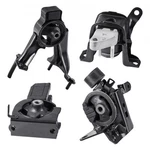 Engine And Transmission Motor Mount Kit Replacement, Set Of 4, Compatible With 2. Fixed Price $80.86.