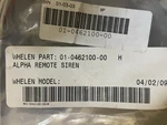 Whelen Alpha Remote Siren Control Power Plug Cable 01-0462100-00. Fixed Price $23.00.
