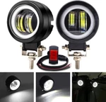 Nwpangu Motorcycle Led Driving Fog Lights, 3INCH 20W Round Spotlights. Fixed Price $40.38.