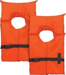 Airhead Adult Type Ii Keyhole Life Jacket, Multiple Colors And 2 Pack, Orange. Fixed Price $58.30.