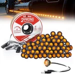50 Pcs 3/4" Amber Led Marker Lights With Dc Plug + Double Female 2-PRONG H.... Fixed Price $154.68.