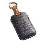 Hontumax Genuine Leather Key Fob Cover Case For Cadillac Escalade Ats Black. Fixed Price $30.29.