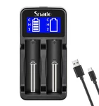 Intelligent Charger, Snado Lcd Display Universal Smart 2 Slot, Black. Fixed Price $17.57.