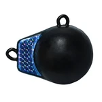 Extreme Max 3006.8944 Coated Ball-with-fin Downrigger Weight Lbs., Black. Fixed Price $33.04.
