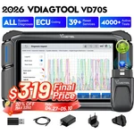Vdiagtool VD70S OBD2 Scanner Diagnostic Bidirectional Ecu Coding 39+ Reset. Fixed Price $399.00.