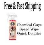 Chemical Guys Speed Wipe Spray Gloss And Quick Detailer - Finish. Fixed Price $14.15.