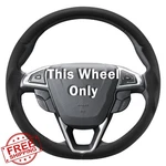 Aotoyou Steering Wheel Cover Black Leather Fusion. Fixed Price $44.99.