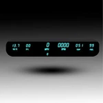 Led Digital Six Gauge Panel Kit (universal) Teal - DP10002T. Fixed Price $404.90.