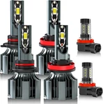 Fit For Dodge Ram 1500 2500 3500 (2019-2024) Light Bulbs, Hi & Lo Beam Bulbs+. Fixed Price $106.48.