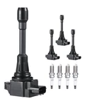 New/ignition Coil Pack And Spark Plugs, Set Of 4, Compatible With Nissan Altima. Fixed Price $61.90.