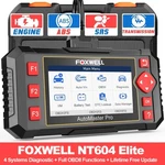 Foxwell NT604 Elite Car Scanner OBD2 Abs Srs Transmission Check Engine Tool. Fixed Price $169.99.