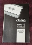 Clarion APX201.2 APX401.2 Operation Installation Manual * 16 Pages. Fixed Price $19.90.
