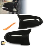 For Bmw Series M3 F20 F21 F22 F30 F32 F36 Gloss Black Wing Mirror Covers Caps. Fixed Price $20.98.