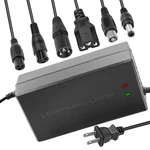 Tnvodejo 84V 5A Li Ion Battery Charger Multiple Plugs 20S.... Fixed Price $62.79.