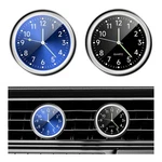 Dickno 2 Pcs Stick On Dashboard Car Clock, 1.57 0.31 Inches, Blue+black. Fixed Price $13.11.