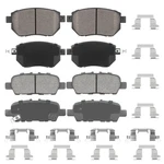 Front & Rear Ceramic Brake Pads Set For Nissan 2003-2011 Murano, Maxima 2004-.... Fixed Price $86.88.