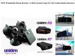 New Windshield Mount Bracket + 6 Nice Suction Cup For The Uniden Radar Detectors. Fixed Price $8.90.