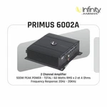 Infinity Car Speakers Primus 6002A Channel Amplifier 500W. Fixed Price $246.51.