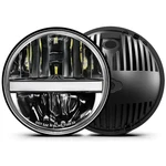 Uni-shine 7-INCH Led Headlights With Amber Turn Signal White X4PRO (2PCS). Fixed Price $146.16.