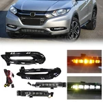 For Honda Hrv 2016-2018 Led Drl Fog Lights Lamps Double Colors W/ Turn Signal. Fixed Price $69.73.