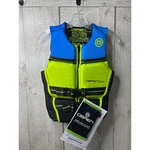 Obrien Junior V-back Life Jacket Adult Xs Blue Neon Green Biolite Pfd. Fixed Price $99.99.