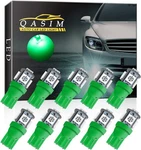 Qasim T10 Wedge 5-SMD 5050 Green Led Light Bulbs W5W 2825 158 192 168. Fixed Price $11.85.