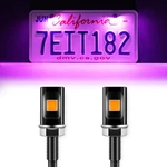 Livtee Super Bright License Plate Light, 12V Tag Screw 2PCS, Purple. Fixed Price $14.35.