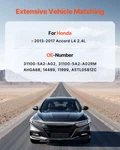 Alternator Car Replacement For Honda Accord L4 2.4L 2013-2017. Fixed Price $174.99.